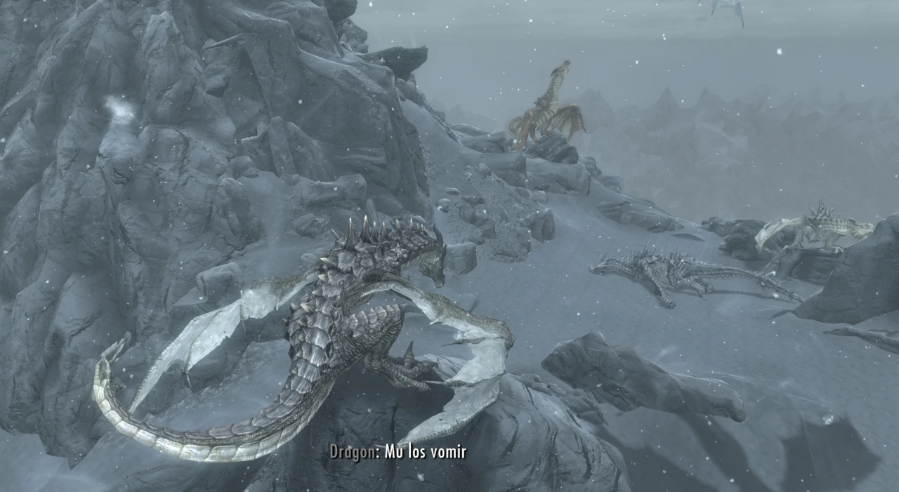 The celebration of Alduin's death - complete with his corpse as proof