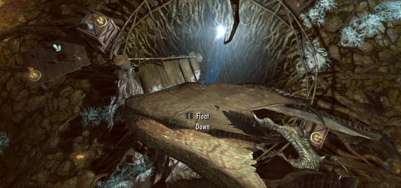 Fahdonmul the dragon has been knocked onto his side in Neloth's tower