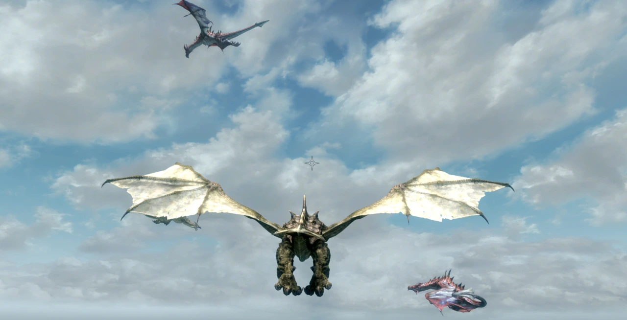 The player - a dragon - flies with Odahviing to meet... Odahviing.