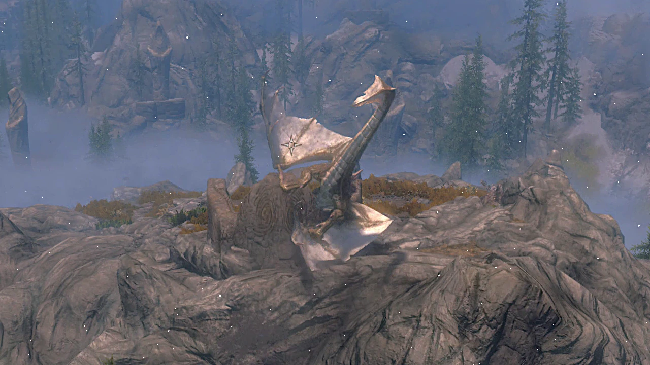 Fahdonmul the dragon tips over after landing on the word-wall